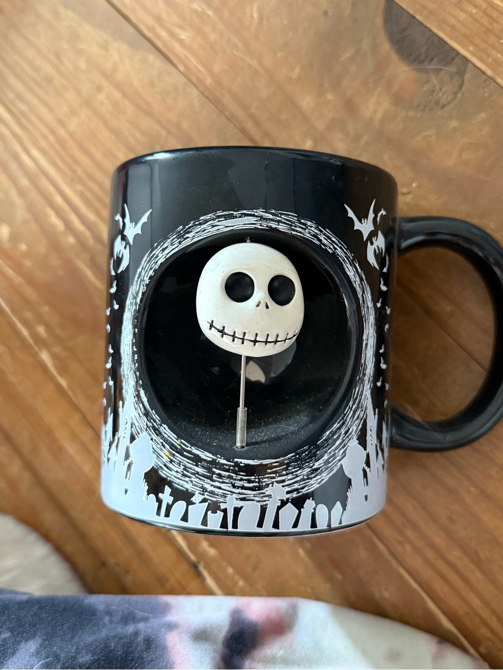 Black and White Nightmare Before Christmas Mug